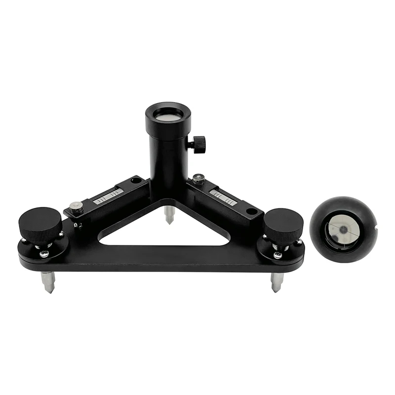 Set di prismi di monitoraggio sferico in rame argento TLF con base accurata per parti e accessori di strumenti della stazione totale