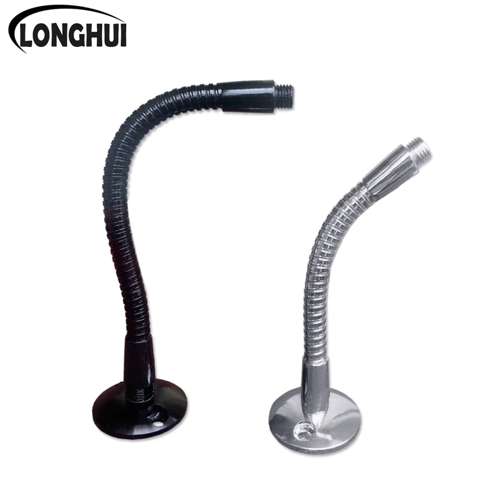 

Dia 6/8/10/12mm LED Gooseneck Flexible Holder With Bracket Soft Light Serpentine Tube Universal Hose For 1W 3W 5W DIY Desk Lamp