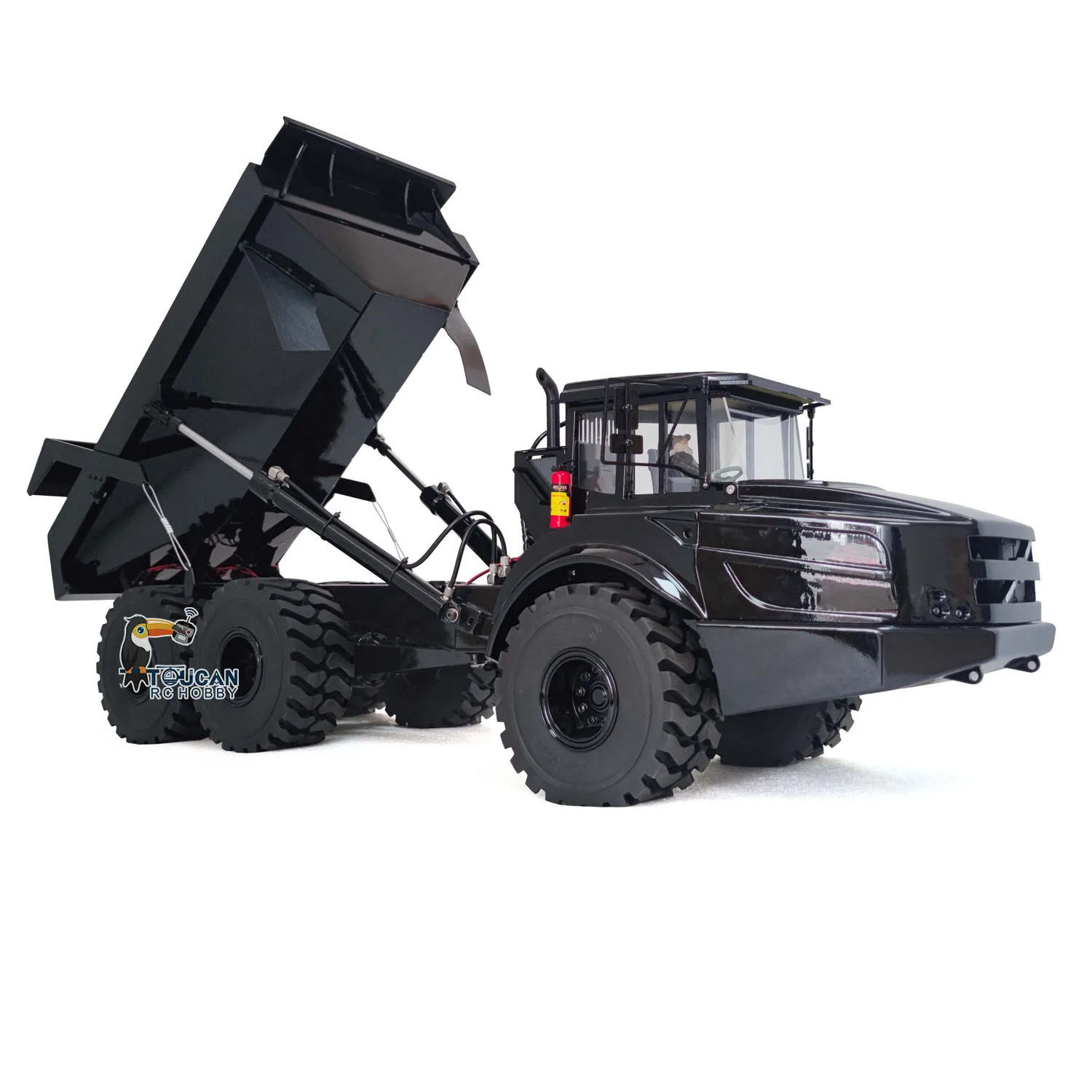 Metal XDRC 1/14 Hydraulic RC Articulated Truck 6*6 Dumper Tipper RTR Electric Car Model Outdoor Boy Gift THZH1432-SMT1