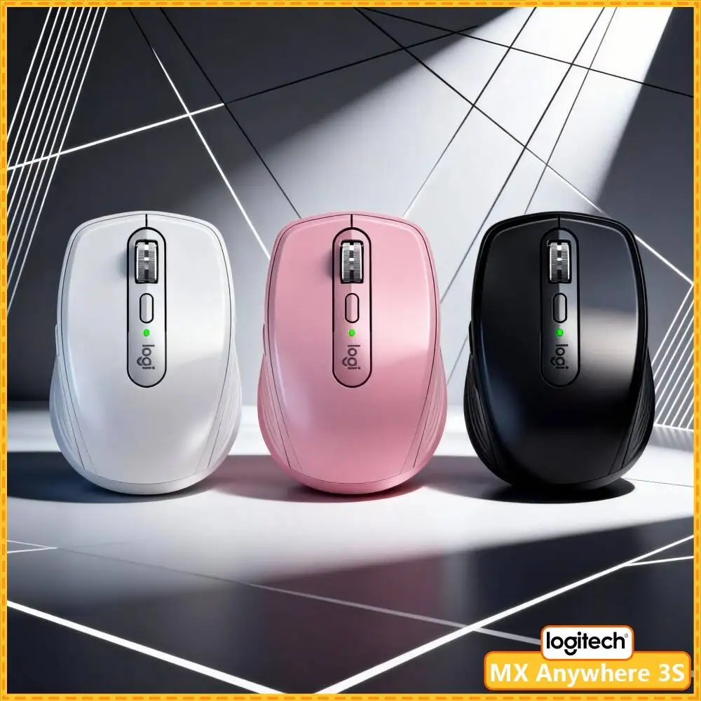 Top-Tier MX Anywhere 3S - 8K DPI Sensor, Multi-Device Sync, Silent Click, Perfect for Hardware Festival & Back Office