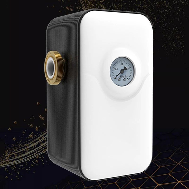 High Flow Whole House Water Purifier Central Water Softener Salt-Free Descaling System for Hard Water Treatment