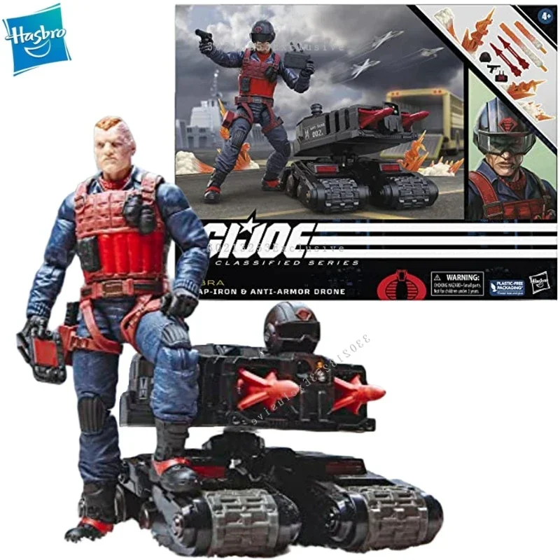 In Stock GI JOE G.I. Joe Classified Series Scrap-Iron & Anti-Armor Drone Action Figure Model Toy Collection Hobby Gift