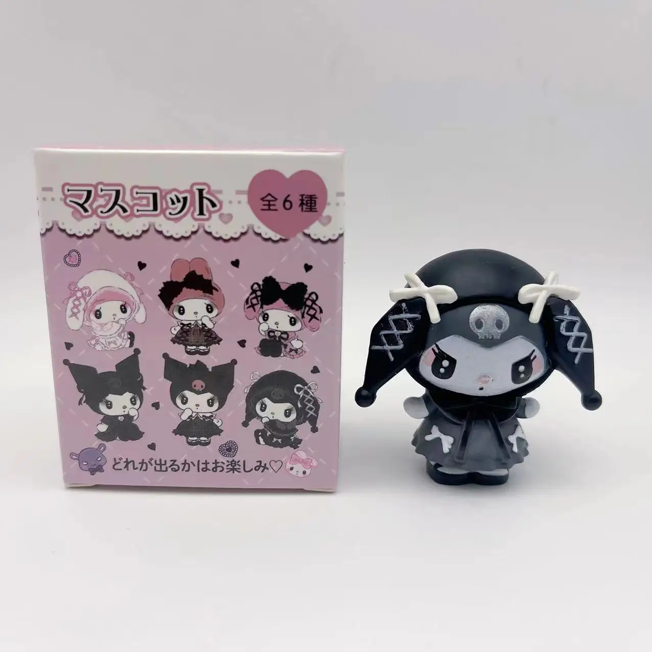 Sanrio Blind Box Kuromi My Melody Postać z kreskówki Figurki Lalki Torba niespodzianka Śliczny model Kolekcja fanów Zabawka