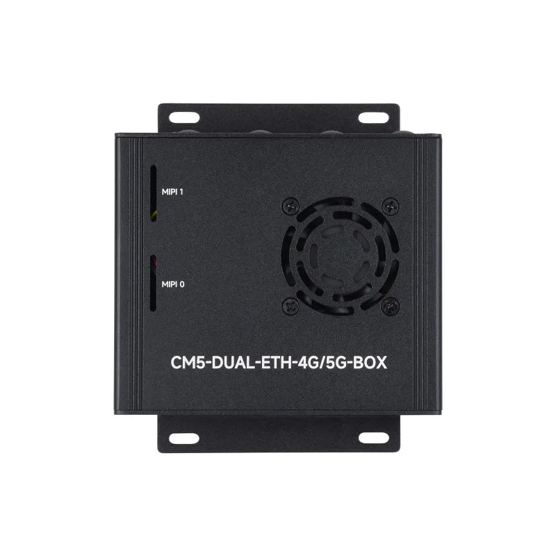 Dual Ethernet Base Board For Raspberry Pi CM5, Supports 4G / 5G Module, Dual 4K Display Outputs And Dual MIPI Interfaces