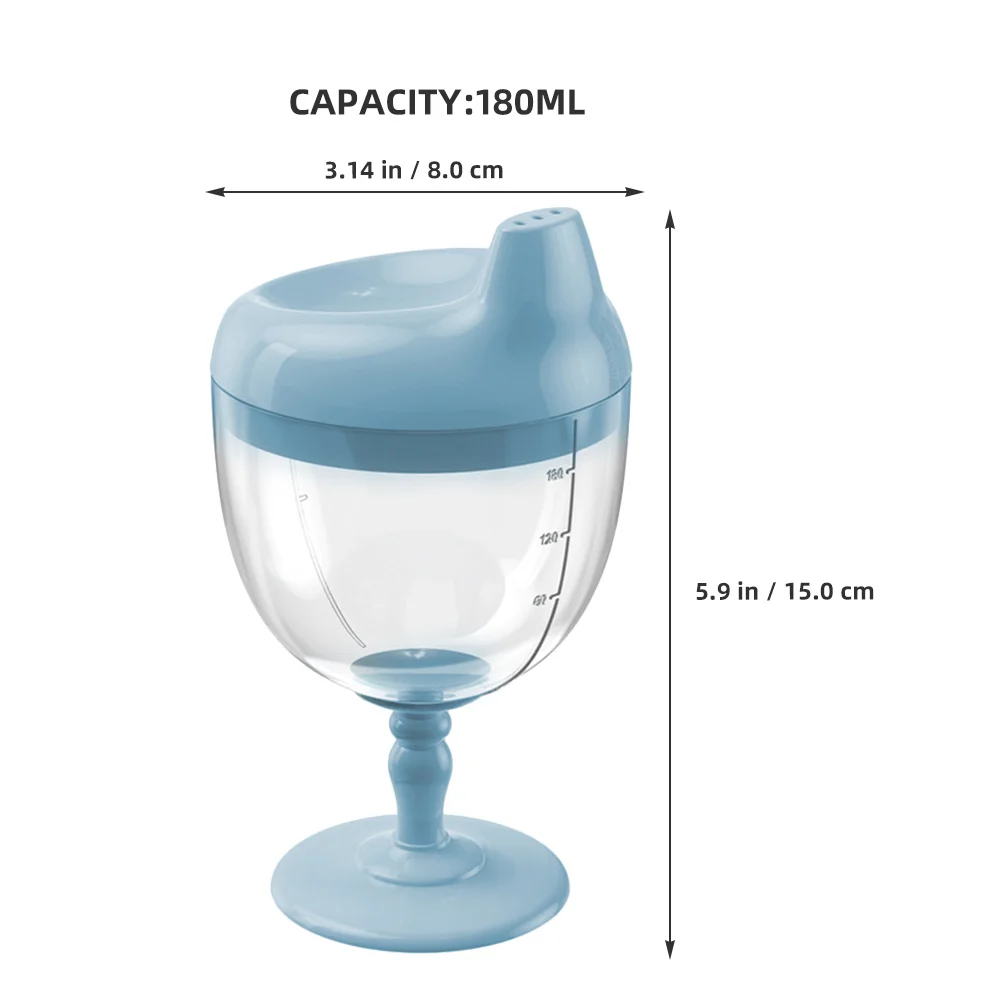 Gobelet pour enfants, tasse sans déversement, gobelet en plastique haute transparence, Design amusant coloré pour jus de café, boissons froides pour bébé