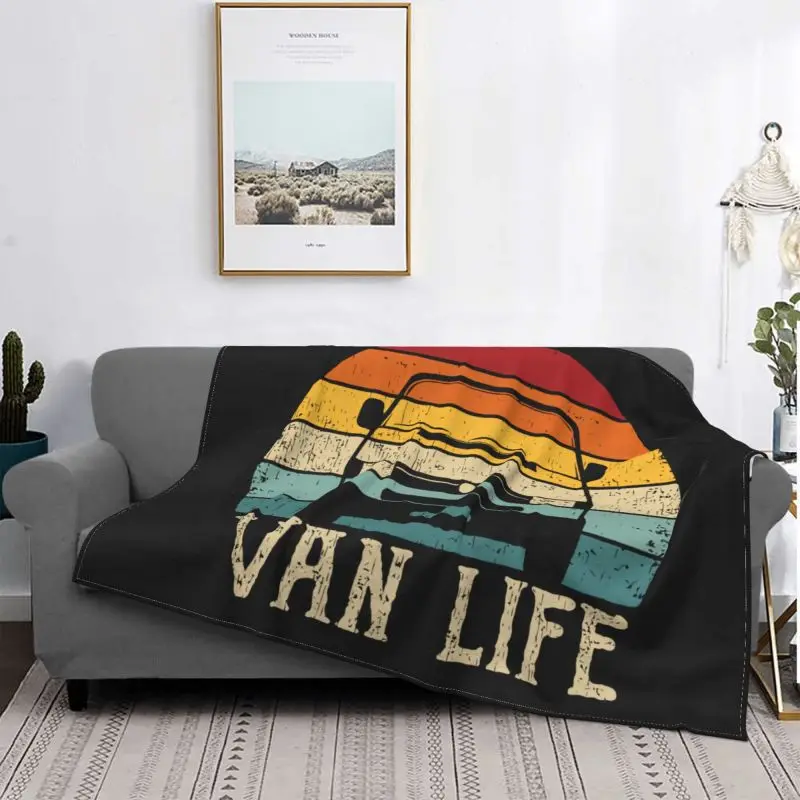 Vanlife Blanket Warmth Comfort Dual Purpose Bedding Travel Family Expenses