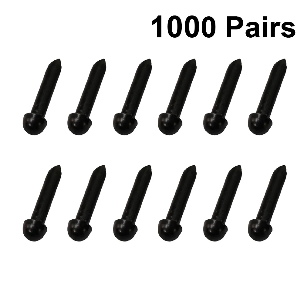 

1000Pairs Black Safety Plastic Eye 5mm DIY Animal Eyes for Handmade Crafts Scrapbooking Projects Plastic Eyes