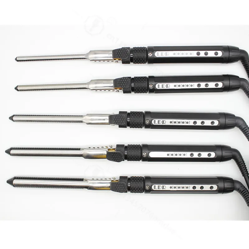 Men Hair Curling Wand, 7mm Ceramic Glaze Hair Curler, Root Fluffy Styling Tool for Salon & Household Hair Perm