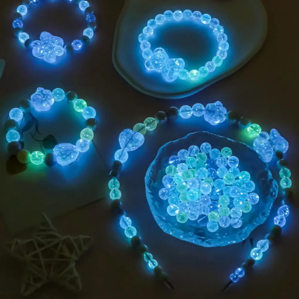 Kit di perline fatto a mano fai-da-te da 24 griglie Kit di creazione di gioielli fai-da-te in acrilico creativo Kit di creazione di braccialetti con perline Kawaii carino per bambini