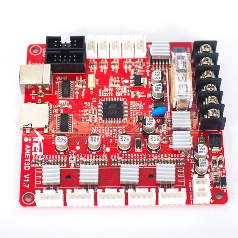 Imagem -04 - Anet E16 Placa-mãe para Impressora 3d Placa-mãe com Controle de Base Placa-mãe para Reprap Parte Acessórios A1284-base V1.7