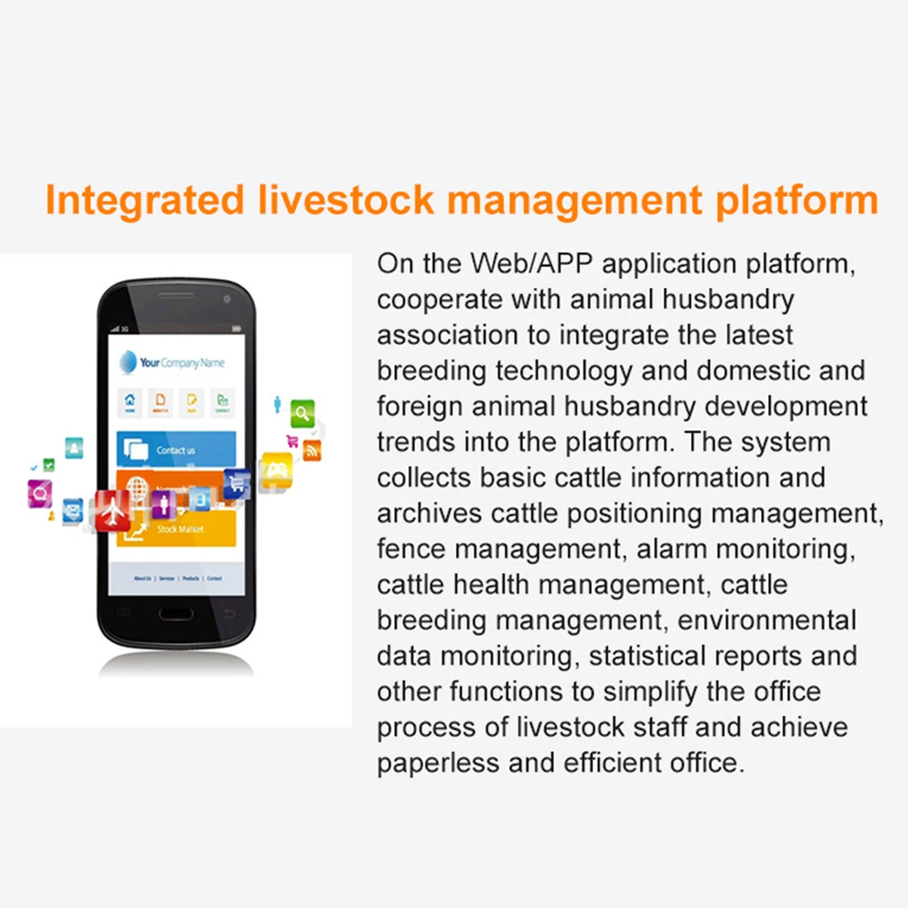 GPS Tracker com criação inteligente para pecuária, Lorawan Localização, Monitor de Saúde Pecuária, lora Cow Sheep