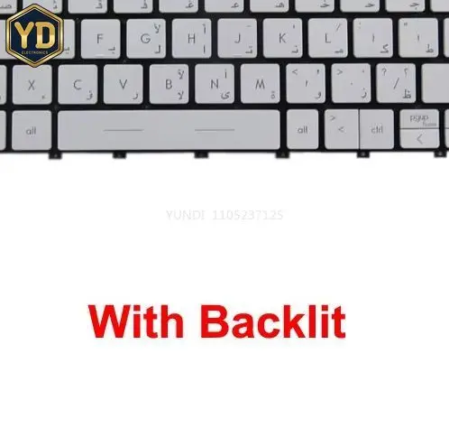 YD White Laptop Backlit GR FR SP RU KR BE AR NE Keyboard For MSI Summit E13 Flip Evo A11MT MS-13P2 MS-13P4 Spanish SP No Frame N