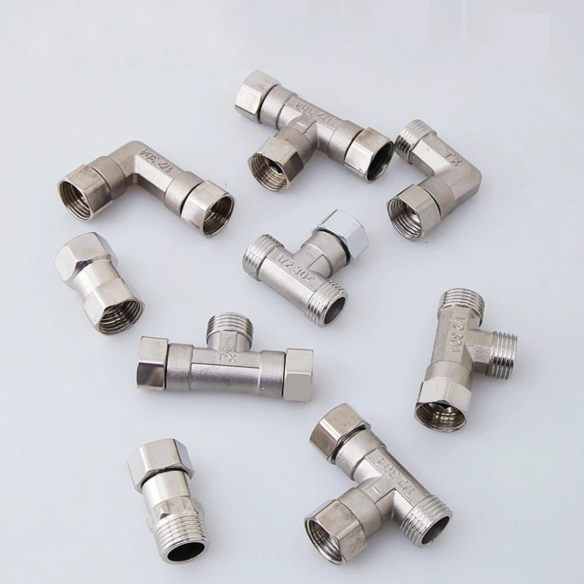 Toilet Diverter Valve Stainless Steel Adapter G1/2