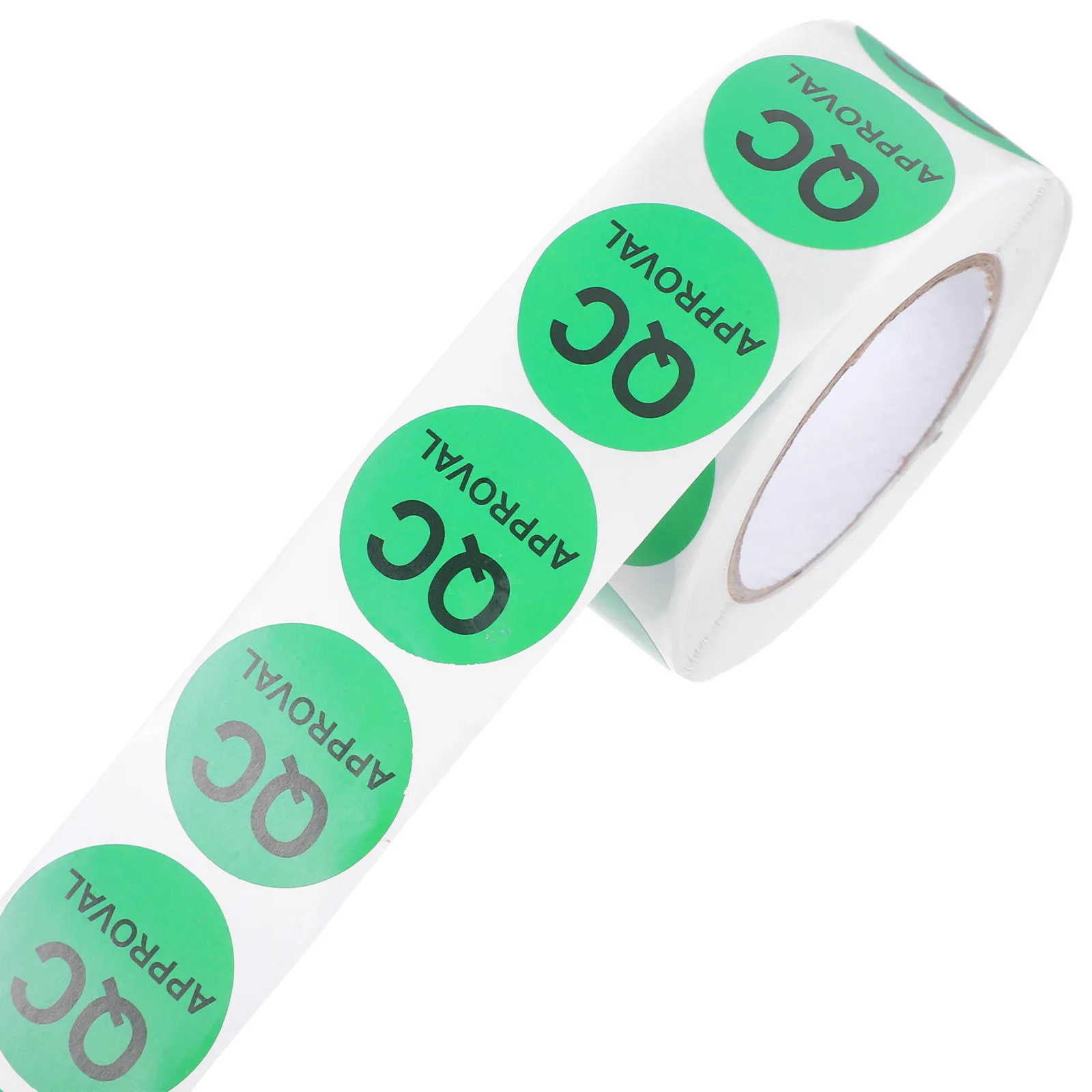 

Круглые этикетки-наклейки для контроля качества (QC) с клеевым слоем для складов, учета инвентаризации и отслеживания статуса тестирования качества при отгрузке