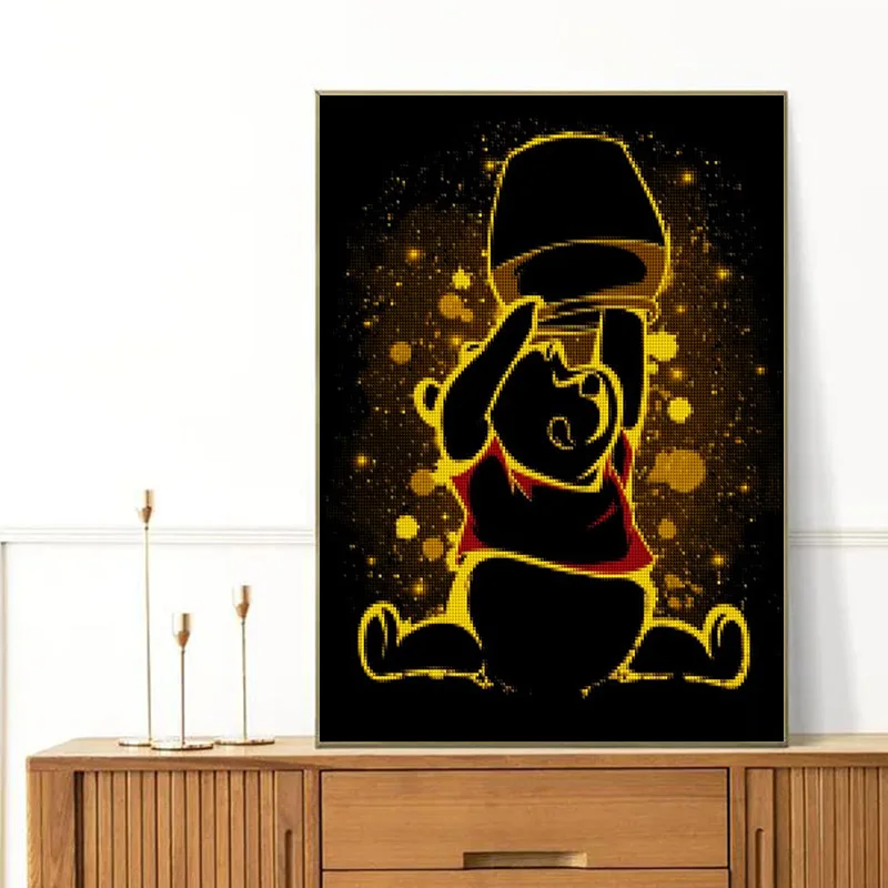 5D DIY Diamond Painting Disney Mickey Mouse Winnie the Pooh Bambi Full Square&Round mosaic embroidery Cross stitch Home Decor