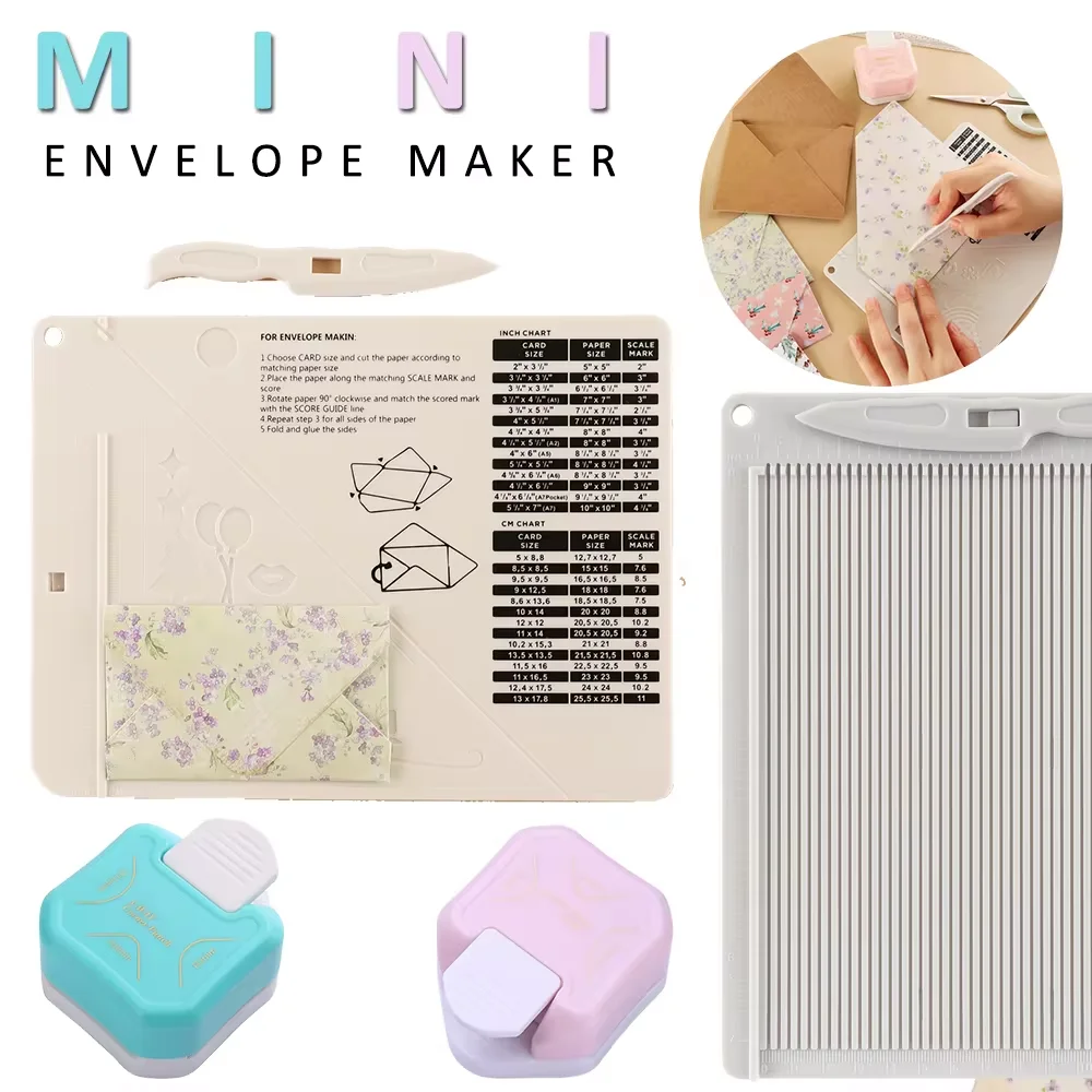 Wielofunkcyjna tablica do punktowania z siatką pomiarową karty papierowe urządzenie do tworzenia kopert tłoczone linie Scrapbooking materiały dla majsterkowiczów gilotyna do papieru