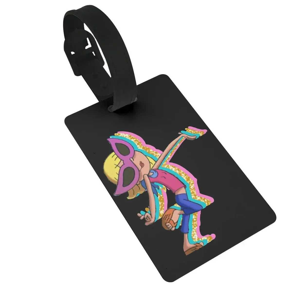 

Lizzie Mcguire Luggage Tags Suitcase Accessories Travel PVC Fashion Baggage Boarding Tag Portable Label Holder ID Name Address