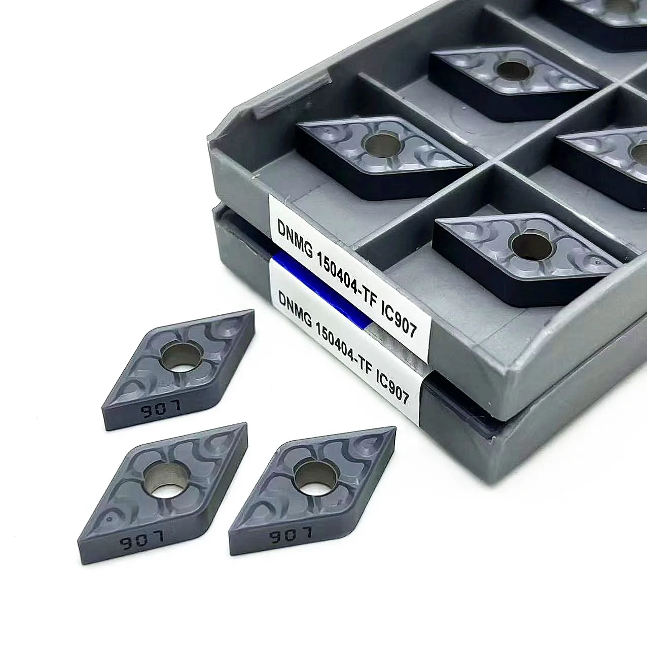 10pcs DNMG150404 TF IC907 DNMG150408 TF IC908 DNMG150404 DNMG150408 Carbide Inserts Turning Tools CNC Cutter Lathe DNMG Blade