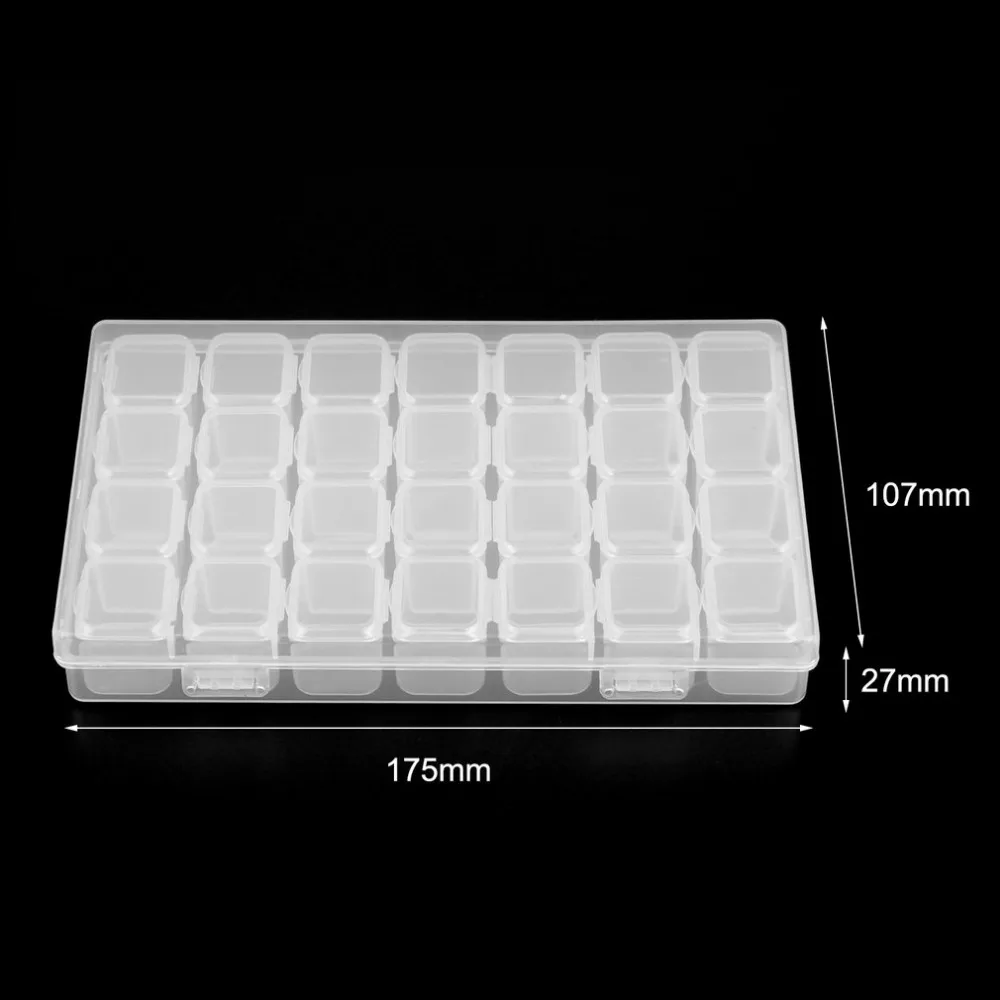 56 Grids DIY Diamond Painting Storage Box Craft Embroidery Accessory Organizer Case Removable Plastic Jewelry Beads Storage Box