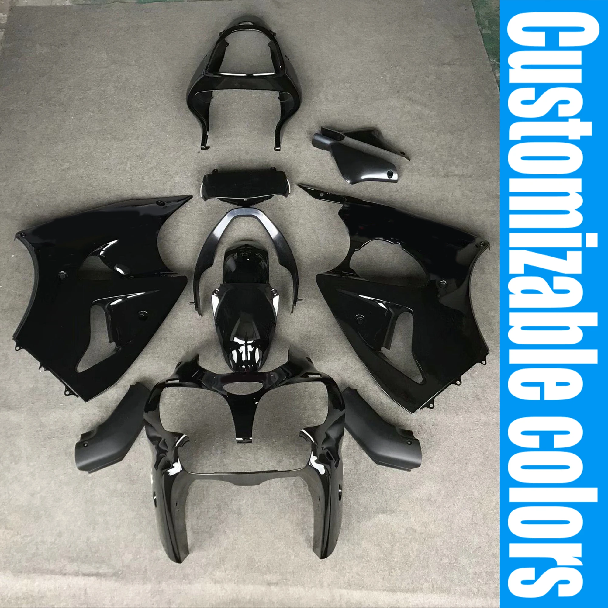 Fit for Kawasaki Ninja ZX6R 2000 2001 2002 Motorcycle Accessories Fairing Bodywork Kit Panel Set ZX 6R ZX-6R 00 01 02