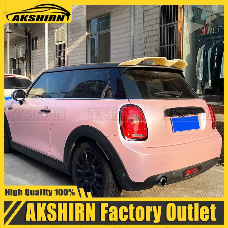 

For MINI Cooper S 2.0T F56 F55 S JCW Spoiler High Quality ABS UNPAINTED / REAL CARBON FIBER 2013-2020