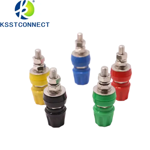 바나나 소켓 바인딩 포스트 패널, M6 터미널 50a, 30vac-60vdc, 4mm, 5 개 바나나 소켓 바인딩 포스트 패널, M6 터미널 50a, 30vac-60vdc, 4mm, 5 개