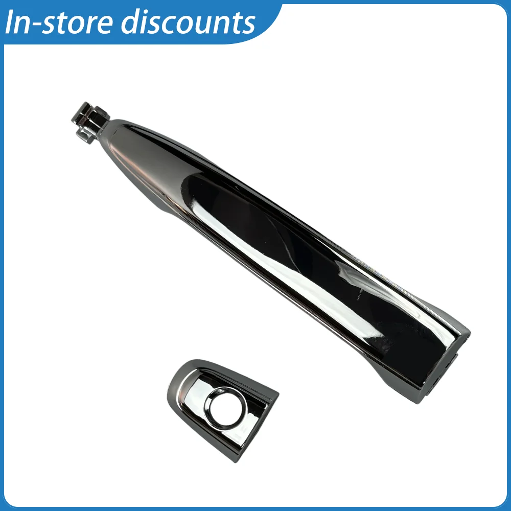 For Front Rear Sliding Door Outer Handle Chrome Left Compatible with Toyota Alphard 2003-2008 OEM 69210-0N010,69210-58010,69211-
