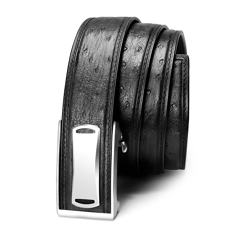 

Ostrich leather belt Belt fastener Fashion casual youth Belts for women Mens belts luxury goth belt for men jeans punk