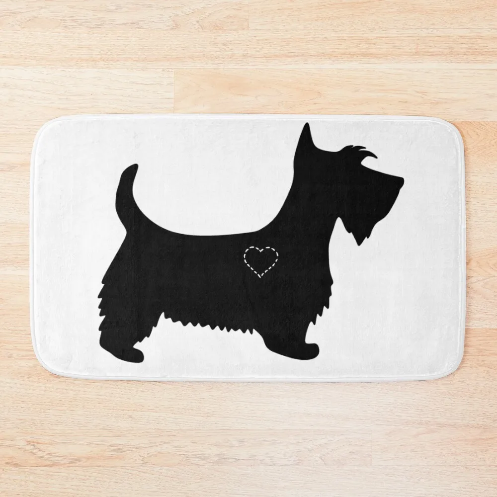 

scottie dog black Bath Mat Absorbent Bathroom Rooms Carpets For The Bathroom Foot Bathroom Mat