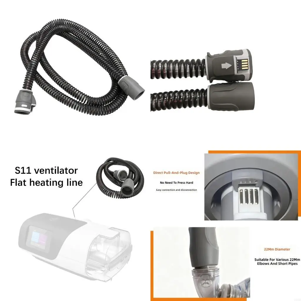 

Сменный шланг длиной 2 м с регулируемой температурой и защитой от конденсата. Шланг для ремонта респираторной машины.