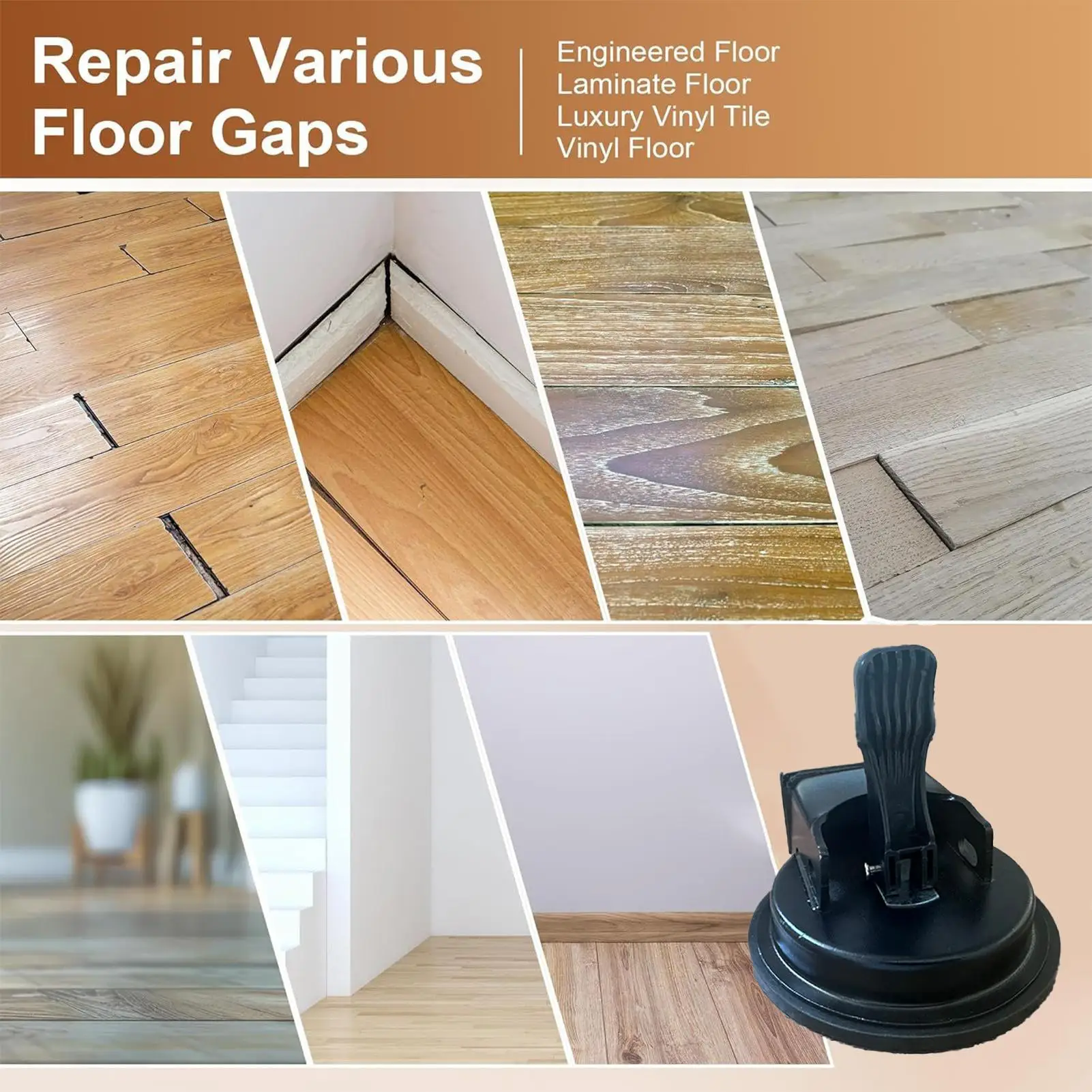 أداة شفط لإصلاح شق الأرضيات أدوات أرضية صفح لبلاط الأرضية المنزلية الصلبة النجارة رصف #4