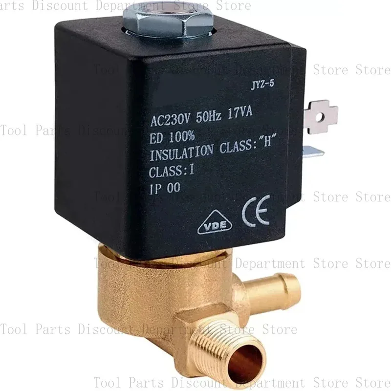 Jiayin JYZ-5 2/2 Way AC 230V 50Hz G1/8 Normally Closed Electromagnetic Solenoid N/C Gas Stream Generator