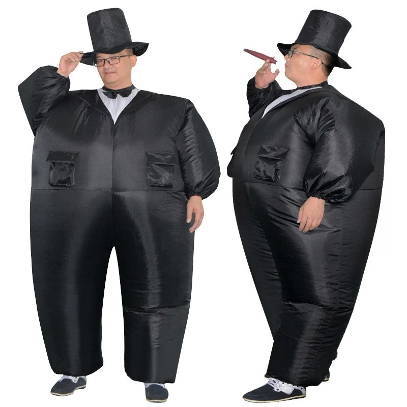 Aufblasbares Kostüm für Bräutigam und Gentleman, Cosplay-Bühnenkostüm, Halloween-Party-Kostüm für Erwachsene, Laufendes Maskottchen-Kostüm