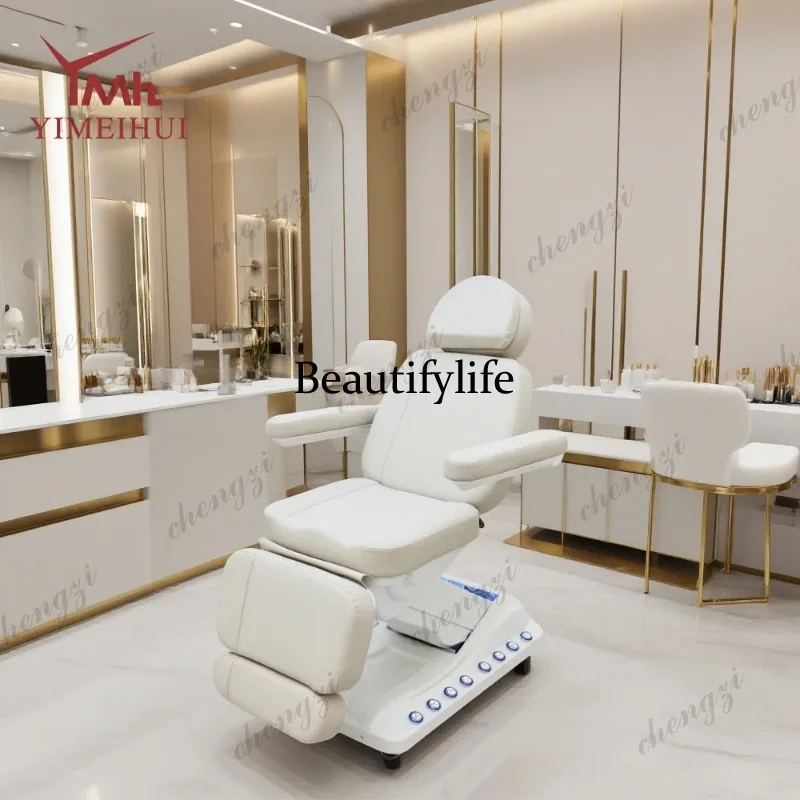 TTT YMH Electric 4 motor Beauty Salon Cosmetic Chair Massage Beds Salon Furniture