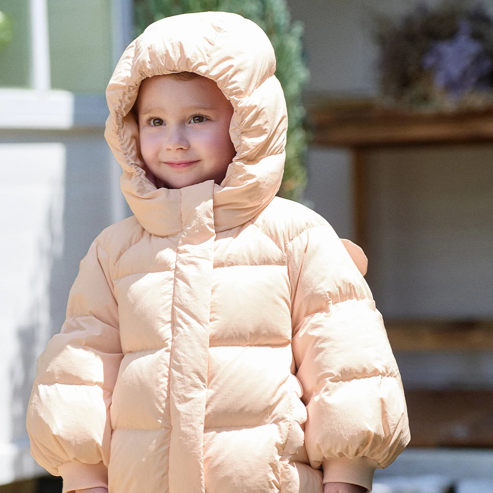 Dave Bella Kids' Girl Jacket Puffer Winter Hooded Children's Down-filled Coat Outerwear Carnival Costume 4 to 12 Years DB4263890