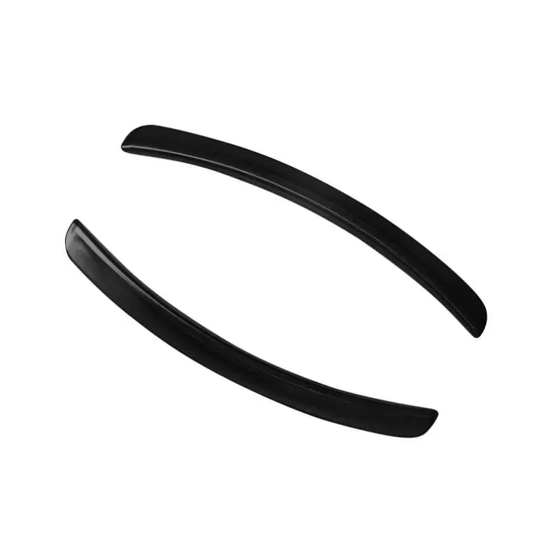 2Pcs Car Exterior Accessories Universal Fender Vents Protector Cover Rubber Wheel Arch Eyebrow Anti-collision Strip Stickers