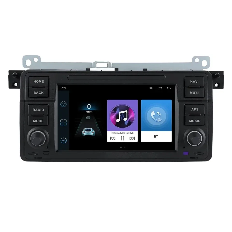 7 inch 2 Din Auto Radio IPS touch Screen Digital carplay mp5 player with BT USB FM Car MP5 Player for BMW E46 1998-2005