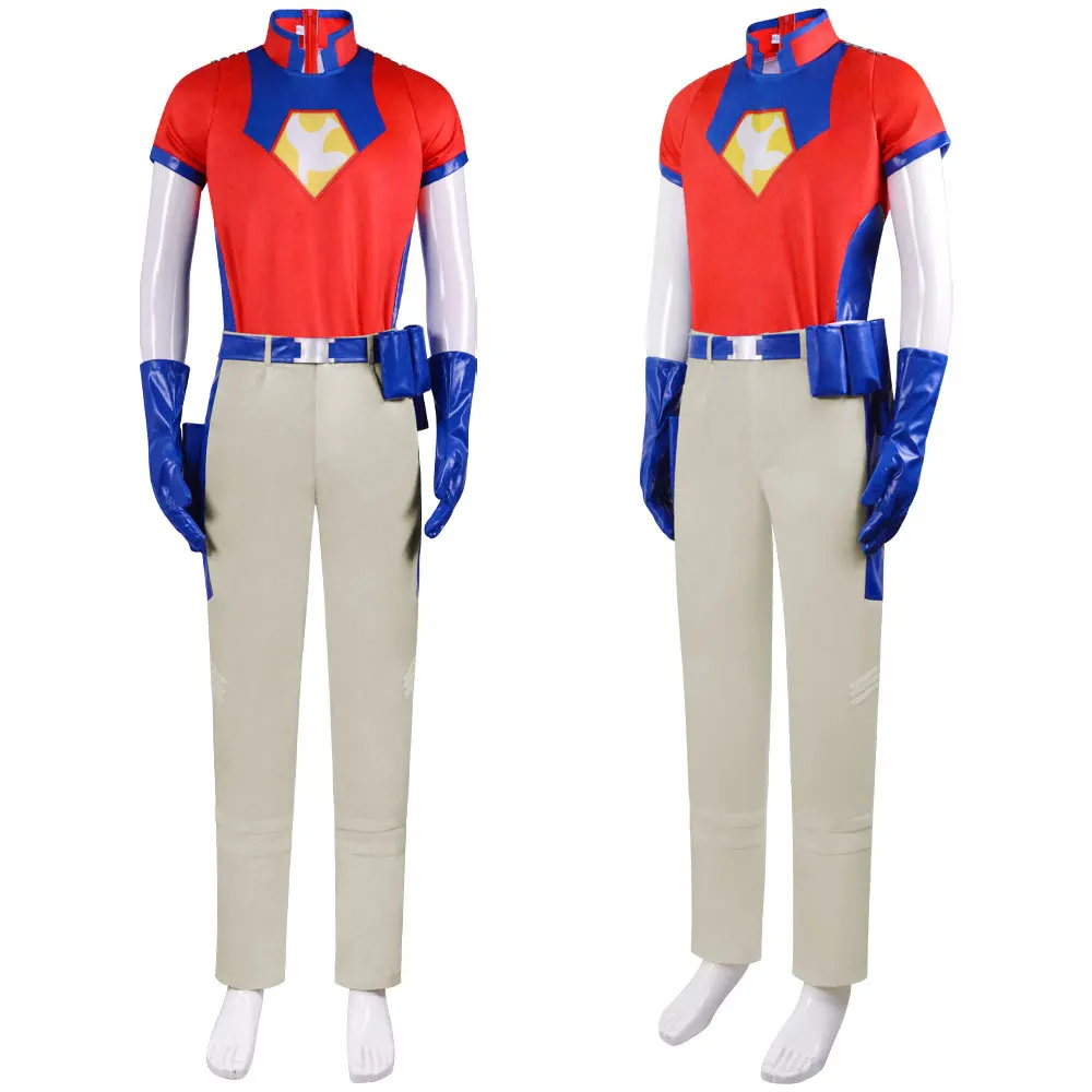 Movie Suicide Peacemaker Cosplay Costume Man Halloween Cosplay Peacemaker Clothing