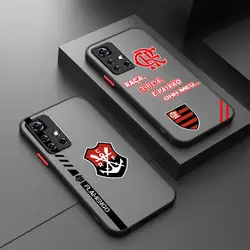 Sport-Football-F-Flamengos For Xiaomi Redmi Note 12 Speed 11 10 9 Pro Plus Max 4G 5G Frosted Translucent Phone Case