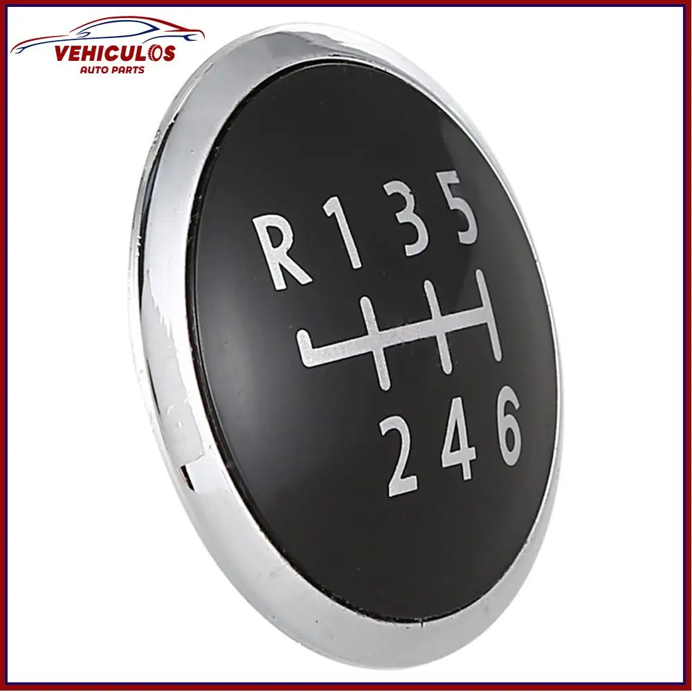 

VEHICULOS 1PC 6 Speed Gear Knob Emblem Badge Cap For Transporter T5 2003 to 2010 And T5 GP Transporter 2010 onwards Accessories