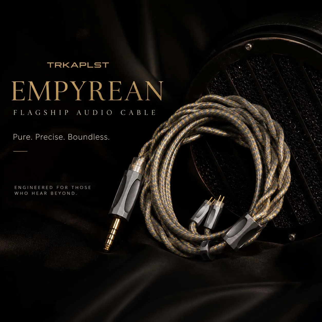 

TRKAPLST-08 2core Flagship Multi-Element HIFI Earphone Upgrade Cable with 4.4/3.5mm with MMCX 0.78 2pin For HIFIMAN FIIO