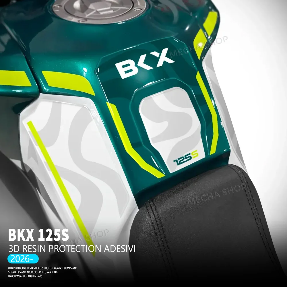 

Tank Pad for Benelli BKX 125S 2026 Motorcycle Accessories 3D Resin Sticker Protection Kit Waterproof