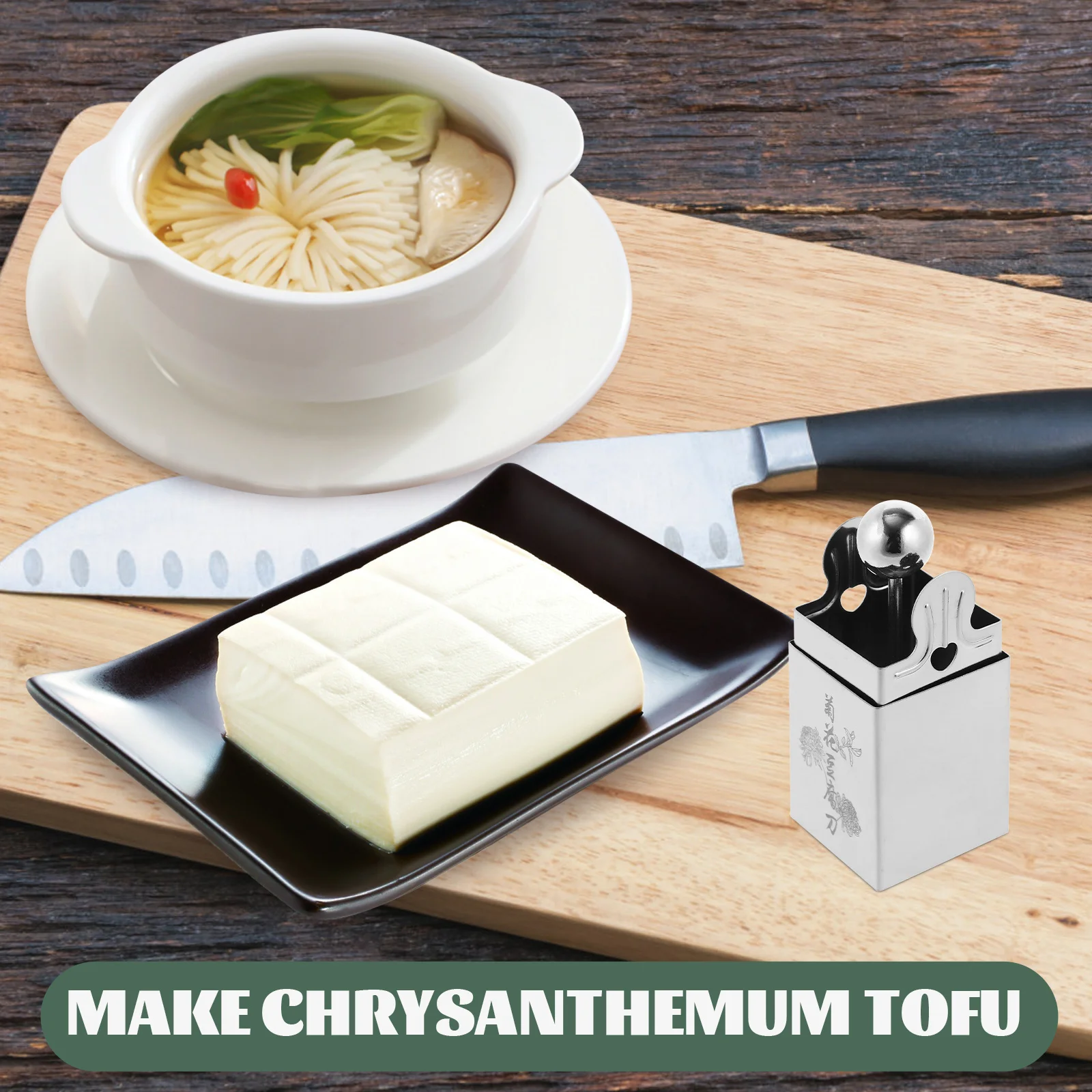 

Stainless Steel Tofu Mold Press Maker Tool Sliver Grater Slicer Cutting Kitchen Bar Supplies Easy Clean Safe