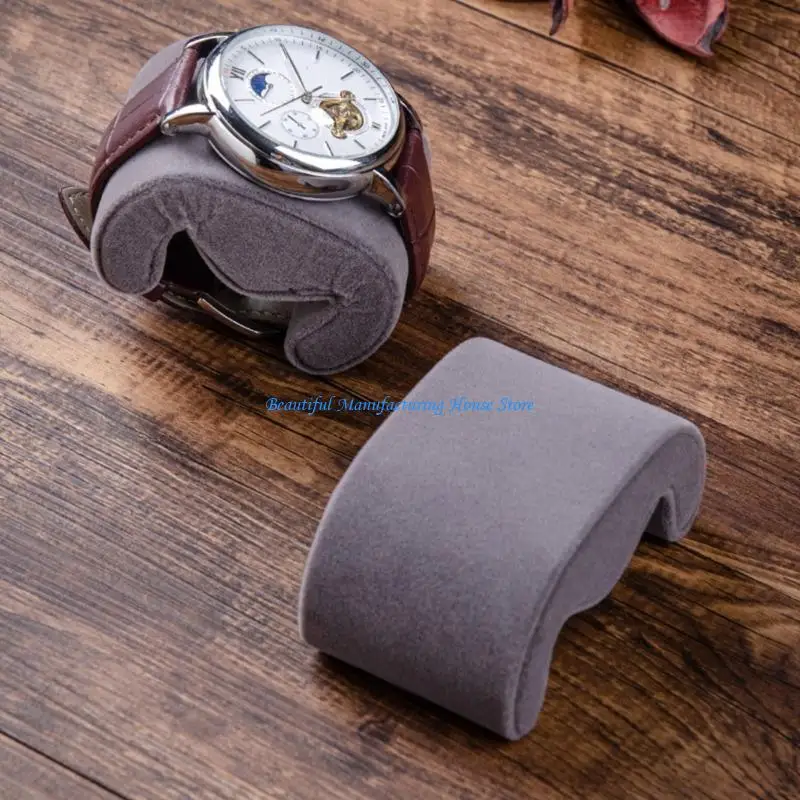 

E56A Watch Pillows Soft Flannelette Cushion Watch Display Pad for Jewelry Display and Storage Suitable for Various Sizes