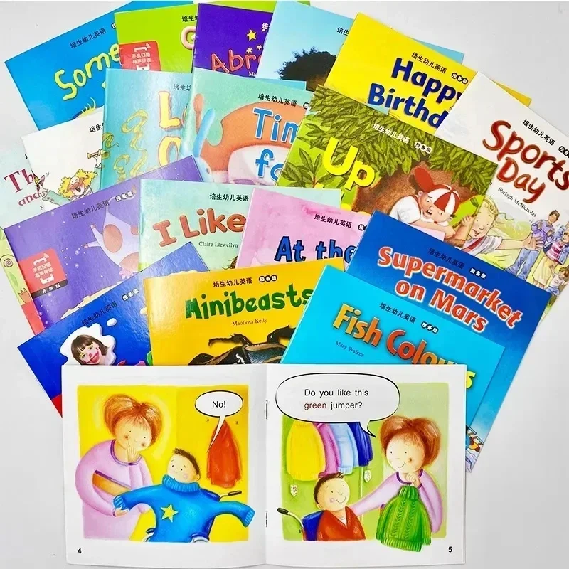 35Books/Set Children books educational 2-6 years old English color picture books children English reading story book libros