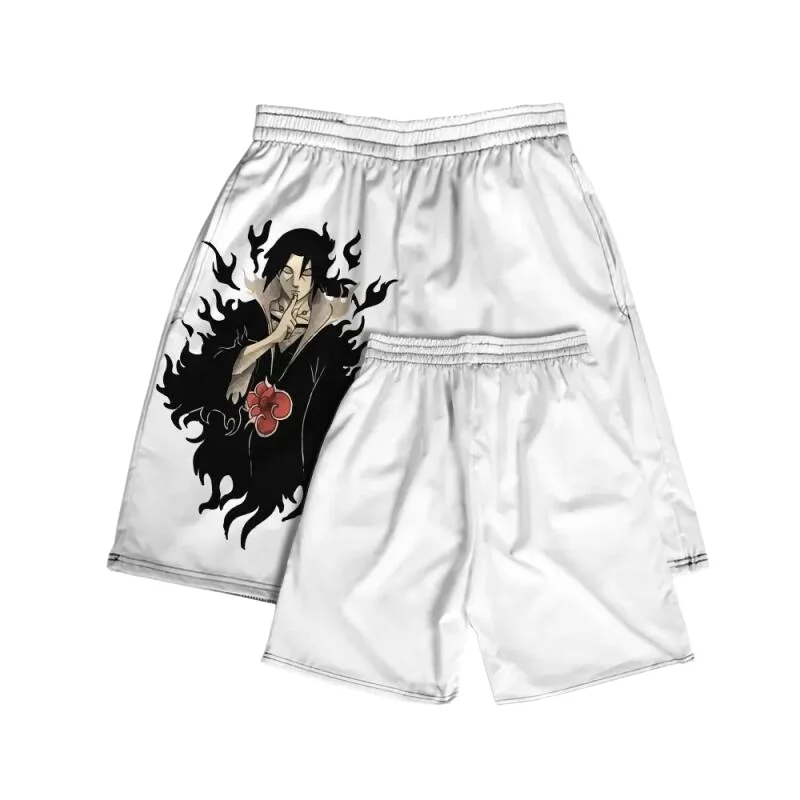calcoes-de-praia-naruto-anime-comprimento-ate-o-joelho-corte-solto-algodao-unissex-verao-casual-estampa-divertida-de-desenho-animado-estilo-infantil-fofo