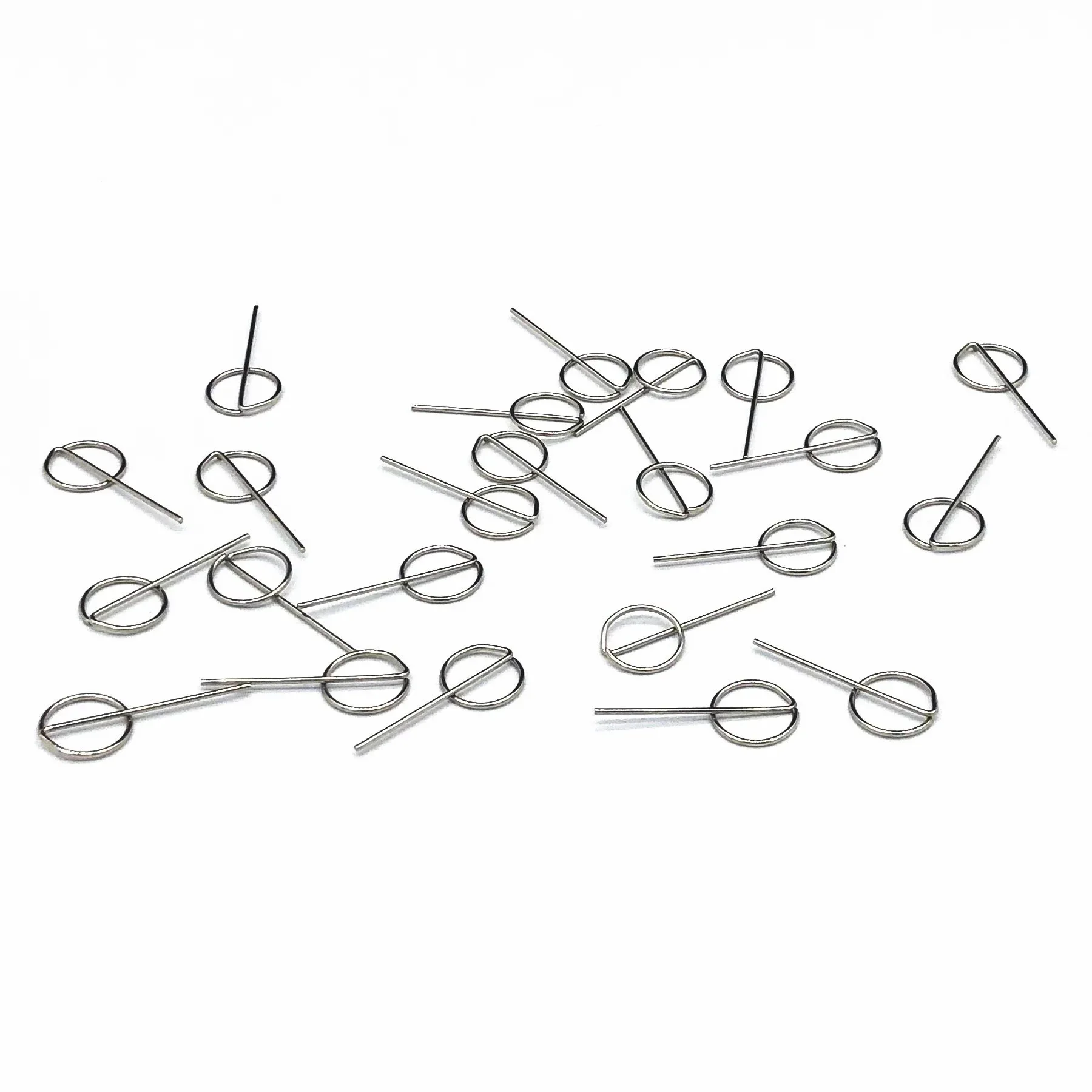 مخصص سيم بطاقة دبوس مفتاح إبرة الفضة النيكل مطلي بطاقة Sim القاذف دبوس سيمز بطاقة للهاتف