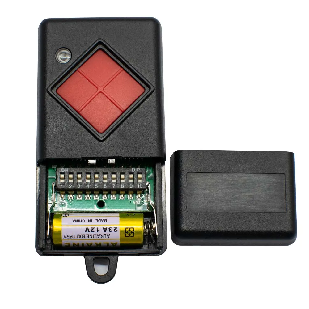 Imagem -06 - Controle Remoto de Garagem com Botão Vermelho Dickert Mahs4001 1-chave Transmissor de Mão Compatível com Dickert 40mhz 40.685 Mhz