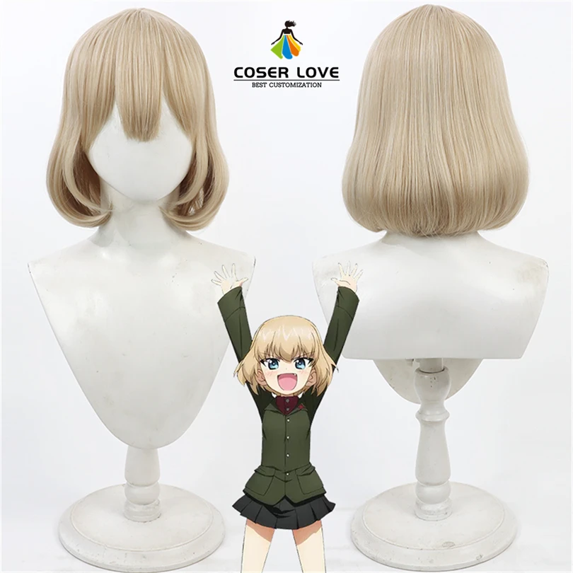 

GIRLS und PANZER Katyusha Cosplay Headwear Halloween Christmas Bob Cut Headdress