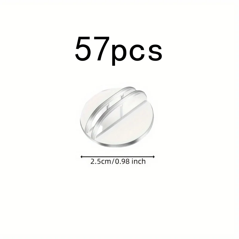 57 pcs Menu Display Stands, Business Meeting Labels, Firm Paper Holding, Compact Mini Size, Multipurpose
